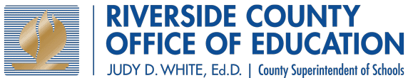 Logo for the Riverside County Office of Education